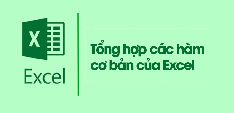Trung tâm đào tạo tin học tại Thanh Hóa Nói tới excel thì không thể không nhắc tới các hàm. Sử dụng Excel thì làm việc với hàm cơ bản