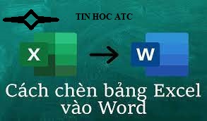 Trung tam dao tao tin hoc tai Thanh Hoa Tin học ATC xin giới thiệu bạn 4 cách chèn bảng excel vào word đơn giản và chi tiết trong bài viết