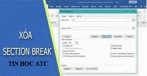 Học tin học văn phòng tại Thanh Hóa Hãy làm theo cách sau nếu bạn muốn xóa section break trong microsoft word. Tin học ATC sẽ hướng