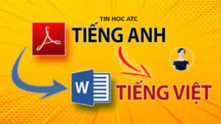 Trung tam tin hoc tai thanh hoa Một bạn gửi câu hỏi về cho trung tâm ATC rằng: Có cách nào để dịch file pdf từ tiếng anh sang tiếng