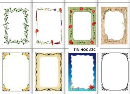 Học tin học cấp tốc ở thanh hóa Bạn đang cần trang trí bìa cho word? Tin học ATC xin chia sẽ cách làm trong bài viết ngày hôm nay nhé!