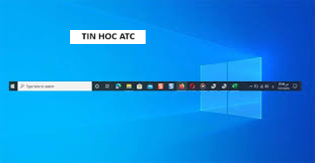 Học tin học tại thanh hóa Bạn đang gặp tình trạng thanh taskbar không ẩn khi fullscreen, tin học ATC xin mách bạn cách làm sau: