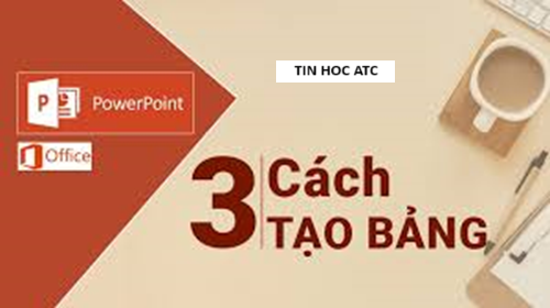 Lop tin hoc van phong tai Thanh Hoa Để giúp người dùng trình bày số liệu trong powerpoint thì việc sử dụng table là vô cùng hợp lí, vậy
