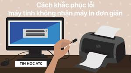 Học tin học thực hành ở thanh hóa Máy của bạn đã kết nối với máy in nhưng màn hình máy tính lại báo không có mát\y in nào được cài? Làm