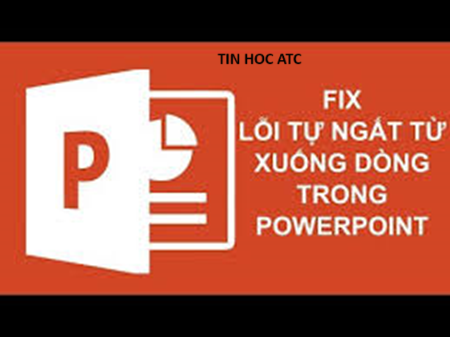 Học tin học cấp tốc ở thanh hóa Nếu trong file powerpoint của bạn bị tách đôi chữ và rớt dòng, hãy thử tham khảo cách làm sau nhé!