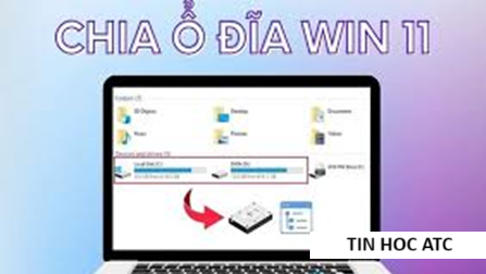 Học tin học ở thanh hóa Muốn chia ổ mà không mất dữ liệu, bạn hãy thử làm theo cách sau nhé!Cách chia ổ cứng Win 11 không mất dữ liệu