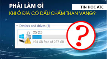 Học tin học tại thanh hóa Nếu máy tính của bạn đang gặp lỗi ổ đĩa D bị chấm than thì hãy tham khảo ngay bài viết sau đây để biết cách