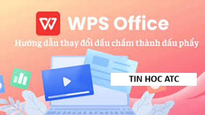Học tin học cấp tốc ở thanh hóa Bài viết hôm nay tin học ATC sẽ hướng dẫn bạn cách đổi dấu ngăn cách hàng nghìn từ dấu chấm sang dấu phẩy
