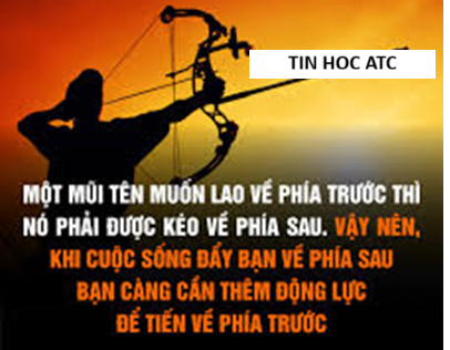 Học kế toán cấp tốc tại thanh hóa Một mũi tên chỉ được bắn tới đích khi được kéo về phía sau.Trong cuộc sống, ai cũng mong mình sẽ bay cao,