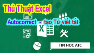 Học tin học ở thanh hóa Khi làm việc với Excel, việc nhập liệu sai chính tả, gõ nhầm ký tự hoặc lặp đi lặp lại những cụm từ quen thuộc là